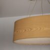 moderne Decken Pendelleuchte 70 cm aus Kiefer Holzfurnier warmes Licht