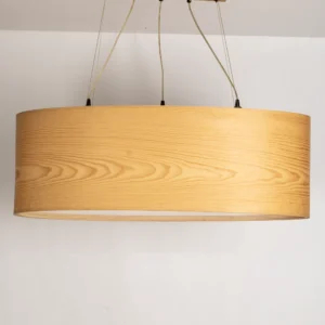 Handgefertigte AURINKO Pendelleuchte aus Kiefernholz