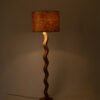 KAARME Stehlampe Wurzelholz Optik