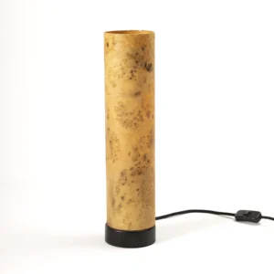 LIEKKI Laurel Holz Tischlampe 40 cm handgefertigte LED Tischleuchte