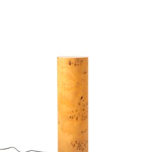 LIEKKI laurel wood table lamp 20 cm side view natural veneer small size lighting