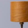 Lámpara de mesa de madera roble hecha a mano
