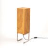 Lámpara de mesa TULI madera Laurel con textura natural