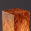 lámpara de mesa de madera raíz artificial TULI LED