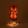 Handmade mazel wood table lamp TULI natural veneer modern ambient lighting