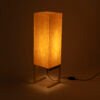 Handmade pine wood table lamp TULI modern natural veneer bedside lighting