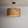 Lampe suspension bois 60 cm VALO en placage Mazel design moderne