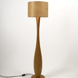 Breite Holz Stehlampe modernes Design