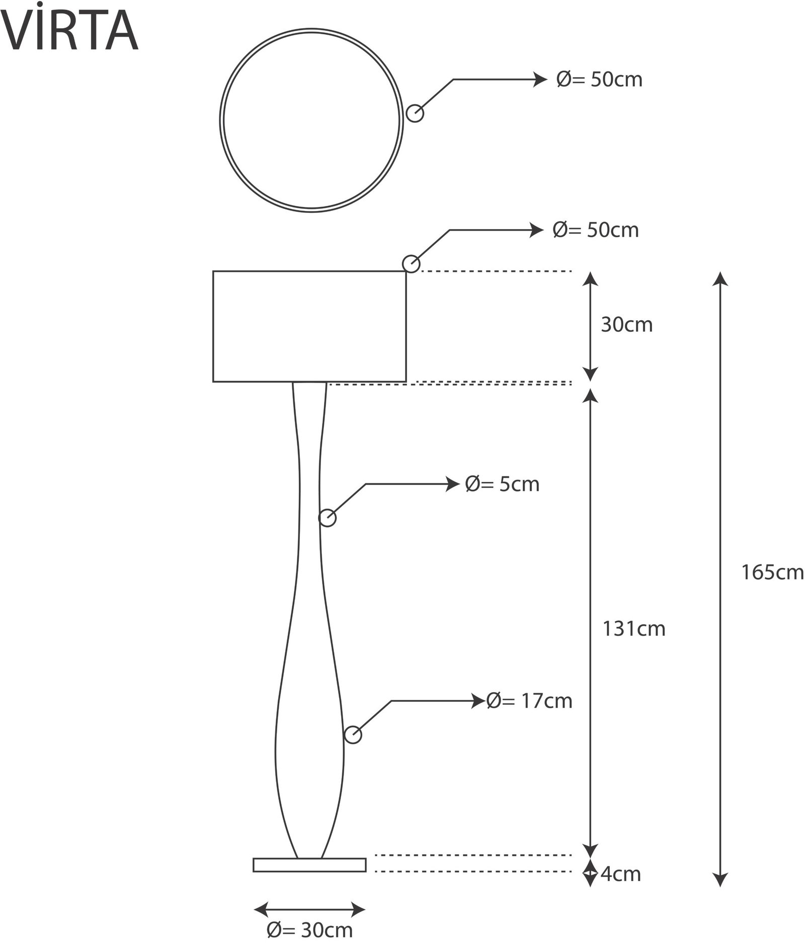 Holz Stehlampe Wohnzimmer modern