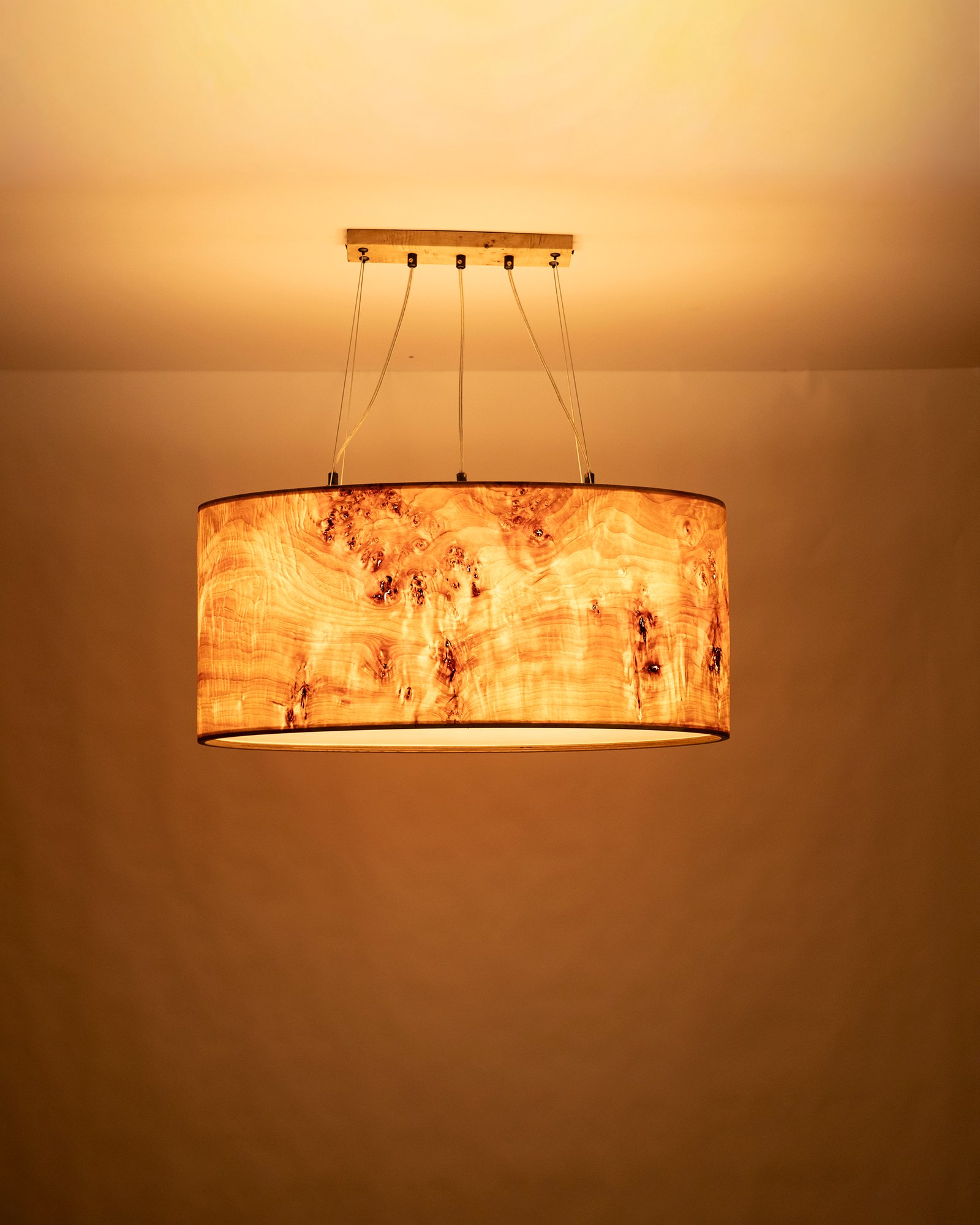AURINKO Holz Pendelleuchte 90 cm