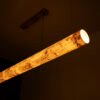 LED Pendelleuchte Holz für Büro moderne Beleuchtung