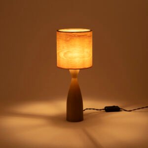Holz Tischlampe aus Kiefernholz