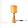 TIKKU Holz Tischlampe aus Kiefernholz handgefertigt mit warmer LED Lichtwirkung