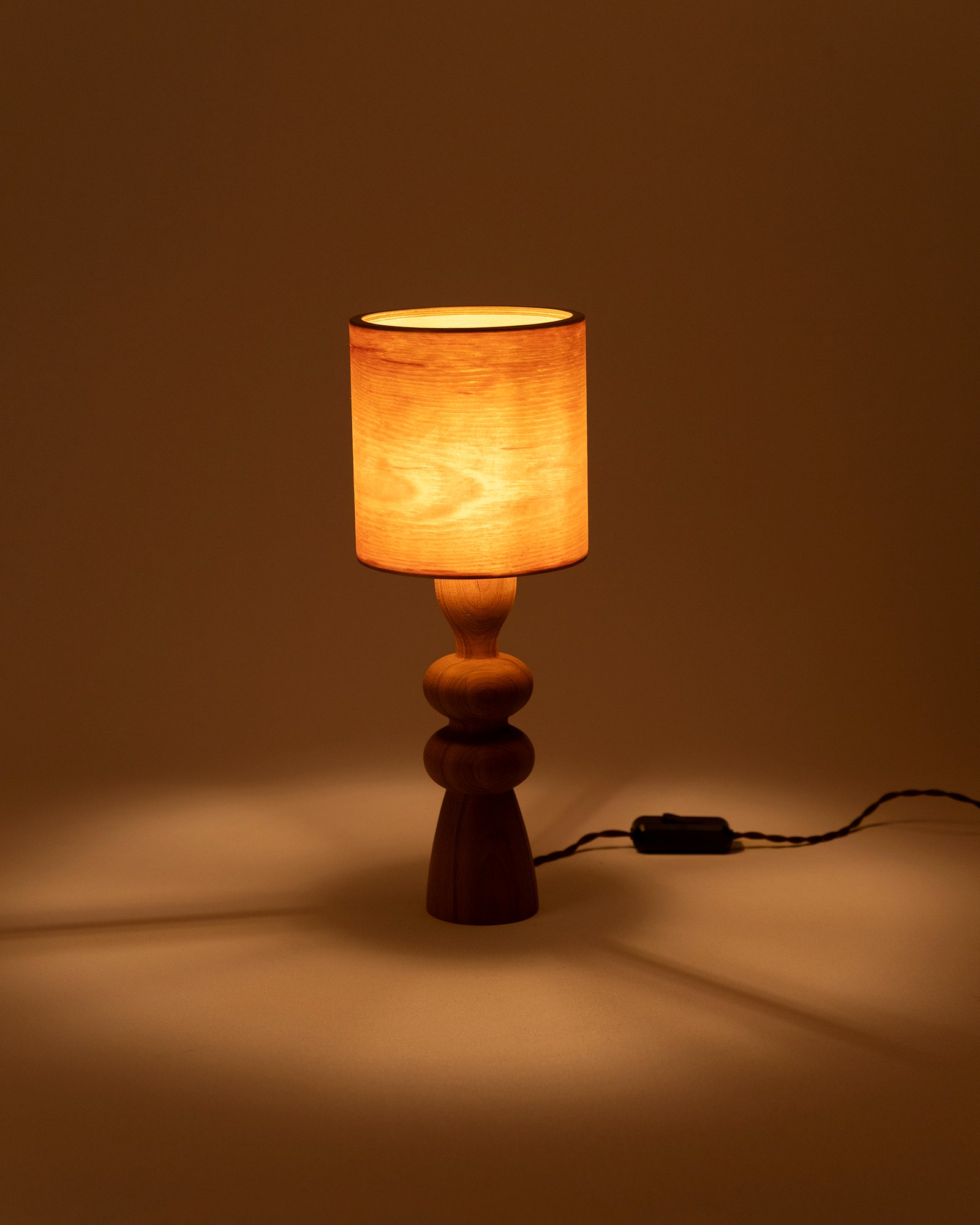 Holz Tischlampe Kiefernholz
