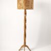 JUURI Holz Stehlampe Mazel Furnier Seitenansicht moderne Stehlampe aus Holz