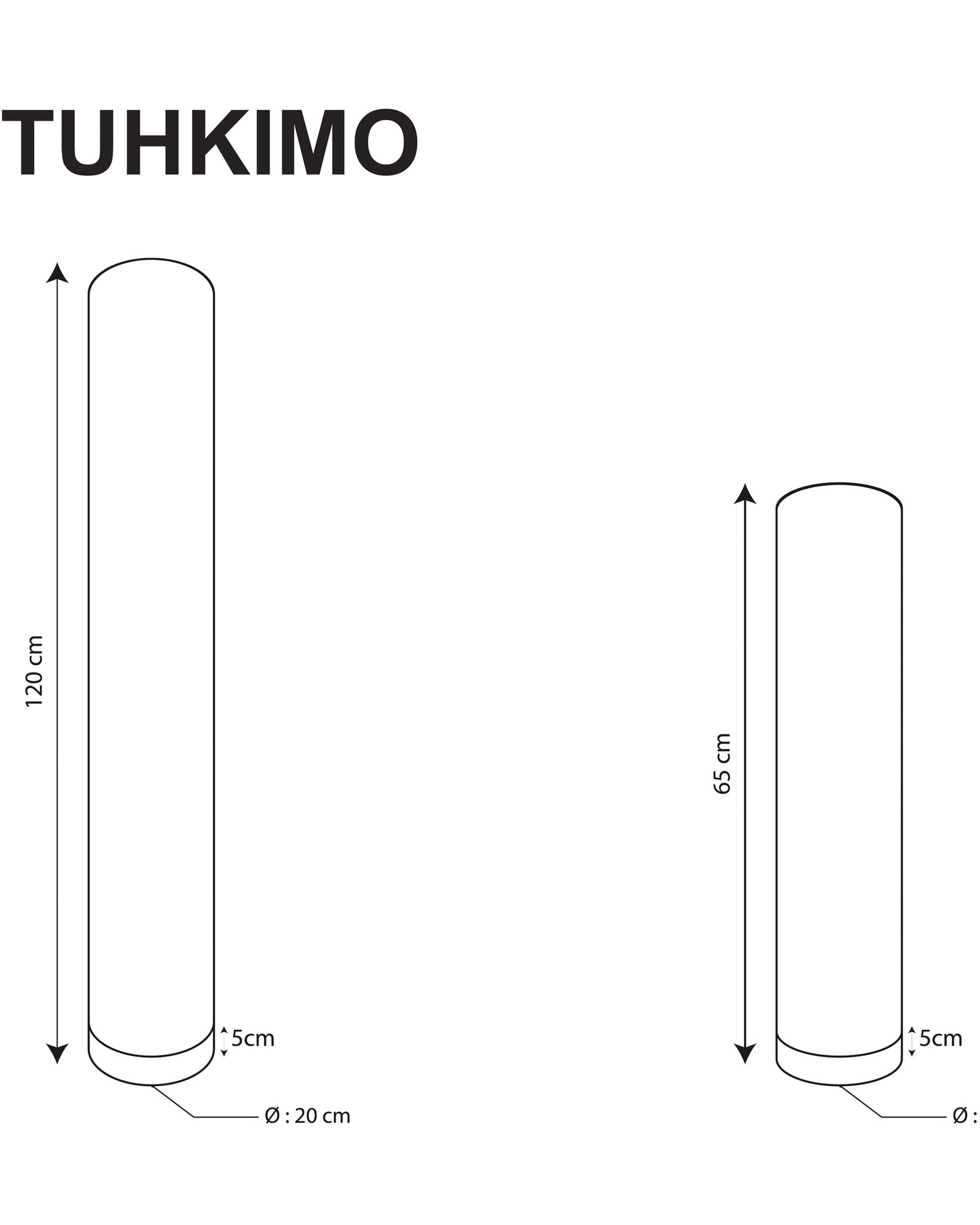Moderne TUHKIMO LED Stehlampe 65 cm Holz Design