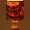 TAKKA Tischlampe Holz als stilvolle Beleuchtung im Wohnzimmer