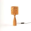 TIKKU Holz Tischlampe aus Mazel Furnier handgefertigt mit moderner Form